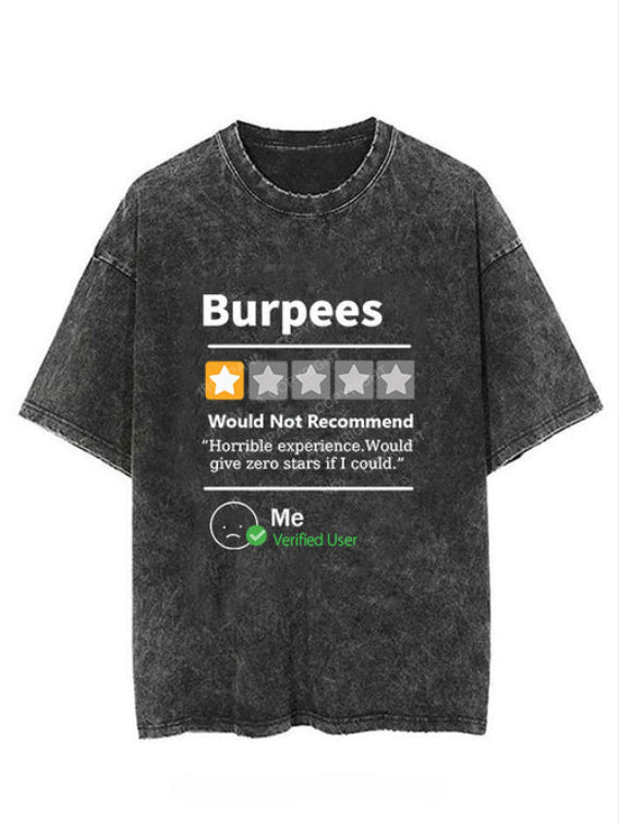 Burpees, no los recomiendo