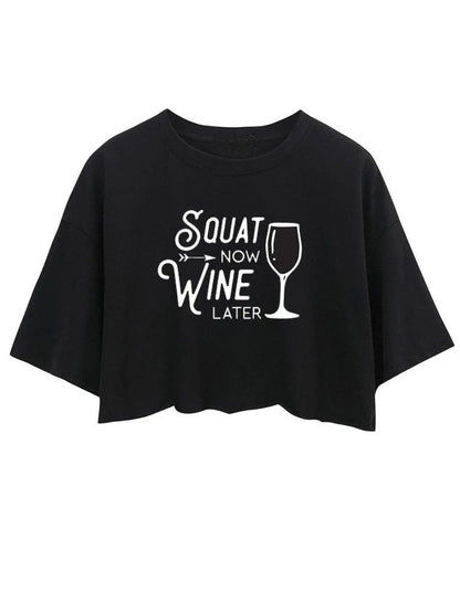 Sentadillas ahora, luego Vino