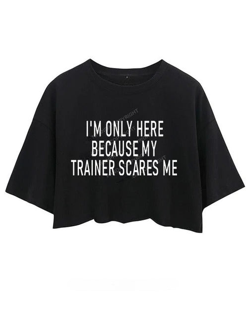 Estoy aquí solo porque mi entrenador me asusta